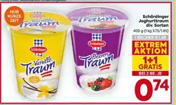 Billa Schärdinger Joghurttraum div. Sorten Angebot