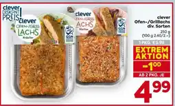 Billa clever Ofen-/Grilllachs div. Sorten Angebot