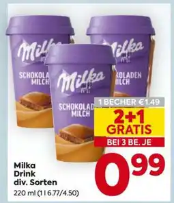 Billa Milka Drink div. Sorten Angebot