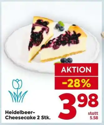 Billa Heidelbeer-Cheesecake 2 Stk Angebot