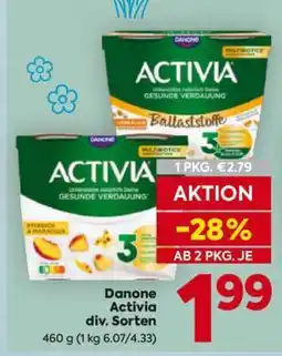 Billa Danone Activia div. Sorten Angebot