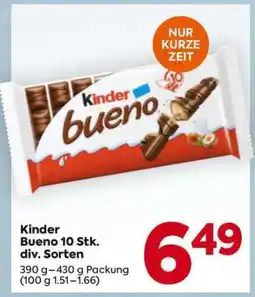 Billa Kinder Bueno 10 Stk. div. Sorten Angebot
