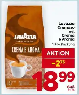 Billa Lavazza Cremoso od. Crema e Aroma Angebot