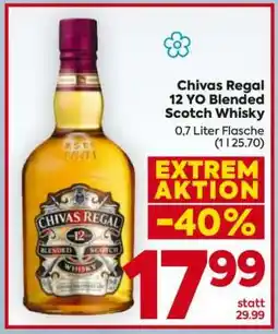 Billa Chivas Regal 12 YO Blended Scotch Whisky Angebot