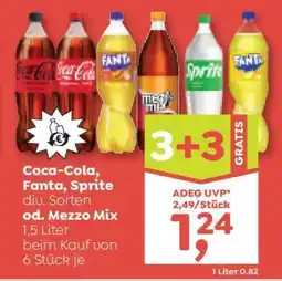 ADEG Coca-Cola, Fanta, Sprite div. Sorten od. Mezzo Mix Angebot