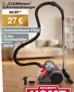 Woolworth Cleanmaxx Zyklonstaubsauger Angebot