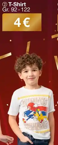 Woolworth Kinder T-Shirt Sonic The Hedgehog Angebot