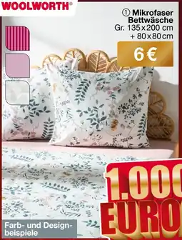 Woolworth Mikrofaser Bettwäsche Angebot