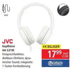 Pagro Diskont JVC Kopfhörer HA-S31M Angebot