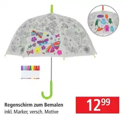 Pagro Diskont Regenschirm zum Bemalen Angebot