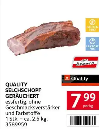 Quality selchschopf geräuchert