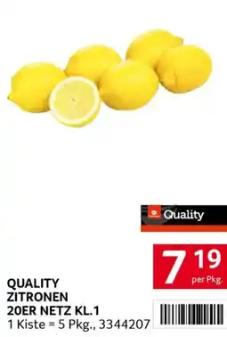 Transgourmet Quality zitronen 20er netz kl.1 Angebot