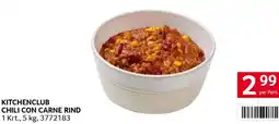 Transgourmet Kitchenclub chili con carne rind Angebot