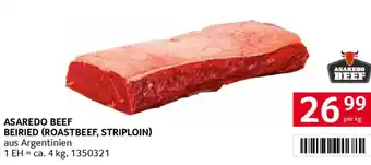 Transgourmet Asaredo beef beiried (roastbeef, striploin) Angebot