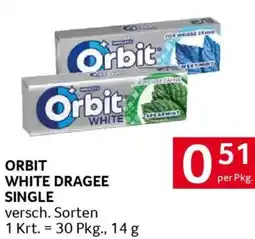 Transgourmet Orbit white dragee single Angebot
