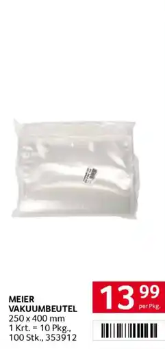 Transgourmet Meier vakuumbeutel Angebot