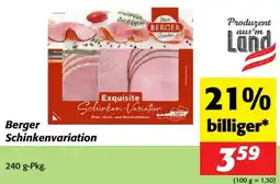 Nah&Frisch Berger Schinkenvariation Angebot