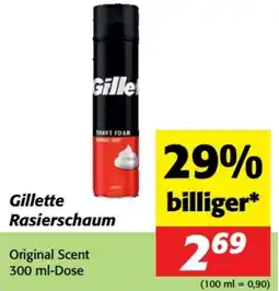 Nah&Frisch Gillette Rasierschaum Angebot