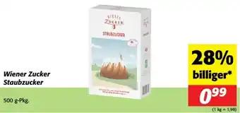 Nah&Frisch Wiener Zucker Staubzucker Angebot