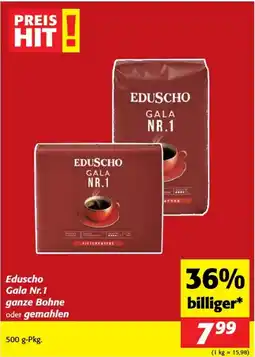 Nah&Frisch Eduscho Gala Nr 1 ganze Bohne Angebot