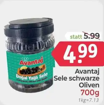 Sele schwarze Oliven