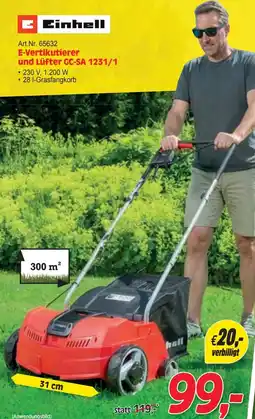 Zgonc E vertikutierer und lüfter gc sa und Lüfter GC-SA 1231/1 Angebot