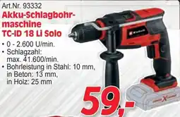 Zgonc Schlagbohr maschine TC ID 18 Li Solo Angebot
