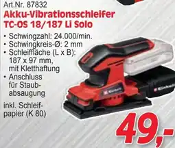 Zgonc Vibrationsschleifer TC OS 18/187 Li Solo Angebot