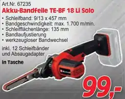 Zgonc Bandfeile TE BF 18 Li Solo Angebot