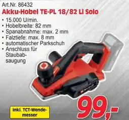 Zgonc Hobel TE PL 18/82 Li Solo Angebot