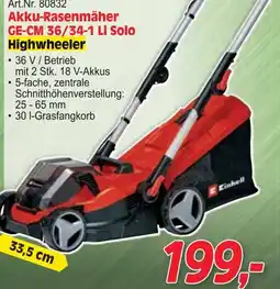 Zgonc Rasenmäher GE CM 36/34 1 Li Solo Angebot