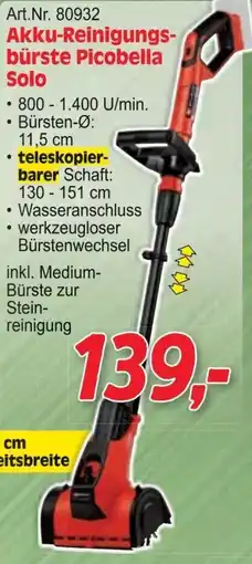 Zgonc Akku Reinigungs bürste Picobella Solo Angebot