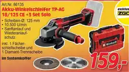 Zgonc Akku winkelschleifer tp ag 18 125 ce 3 set solo Angebot