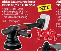 Zgonc Akku exzenterpolierer cp ep 18 125 li bl solo Angebot