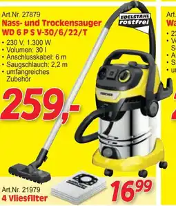 Zgonc Nass und trockensauger wd 6 ps v 30 6 22 t Angebot