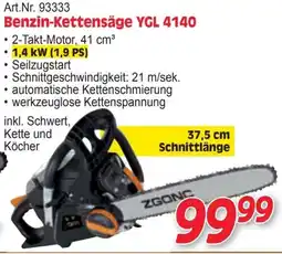 Zgonc Benzin kettensäge ygl 4140 Angebot