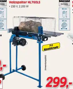 Zgonc Holzspalter hl760ls Angebot