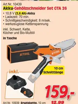 Zgonc Akku-Gehölzschneider Set GTA 26 Angebot