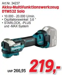 Zgonc Akku-Multifunktionswerkzeug DTM52Z Solo Angebot