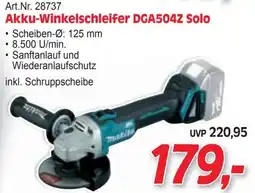 Zgonc Akku-Winkelschleifer DGA504Z Solo Angebot