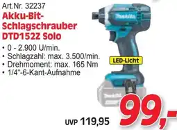 Zgonc Akku-Bit- Schlagschrauber DTD152Z Solo Angebot