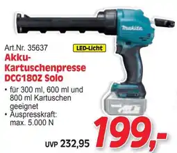 Zgonc Akku- Kartuschenpresse DCG180Z Solo Angebot