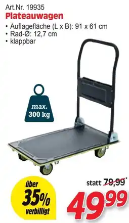 Zgonc Plateauwagen Angebot