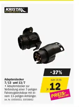 Forstinger Adapterstecker 7/13 und 13/7 Angebot