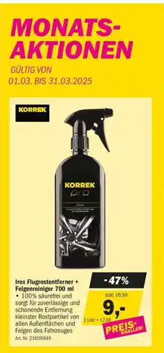 Forstinger Irox Flugrostentferner + Felgenreiniger Angebot