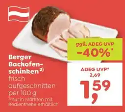 ADEG Berger Backofen- schinken Angebot