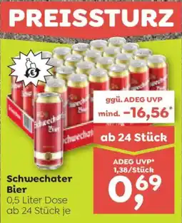 ADEG Schwechater Bier Angebot