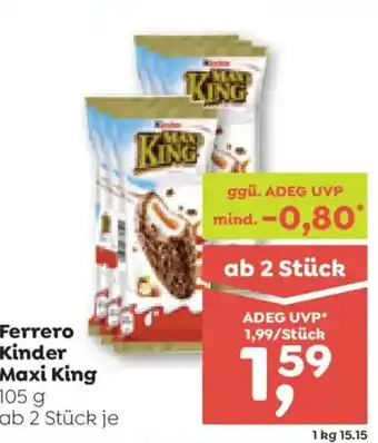ADEG Ferrero Kinder Maxi King Angebot