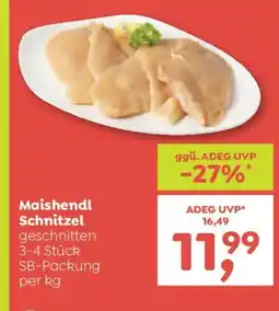 ADEG Maishendl Schnitzel Angebot