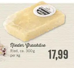 Eurogast Grissemann Rieder Graukäse Angebot